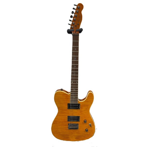 (BRUGT) Fender Custom Telecaster FMT HH Amber